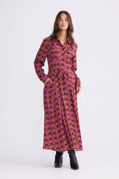 Rosellini Long Slv Dress