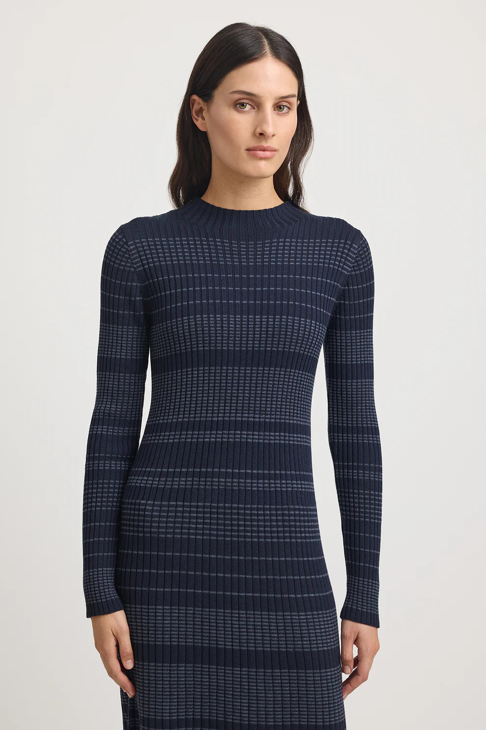 Gradient Stripe Dress