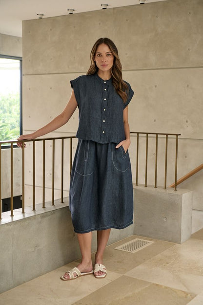 Linen Skirt