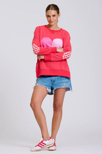 Classic Zipside Sweatshirt Heart