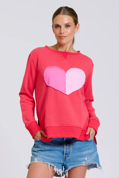 Classic Zipside Sweatshirt Heart