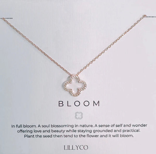 Bloom Flower Boxed Necklace