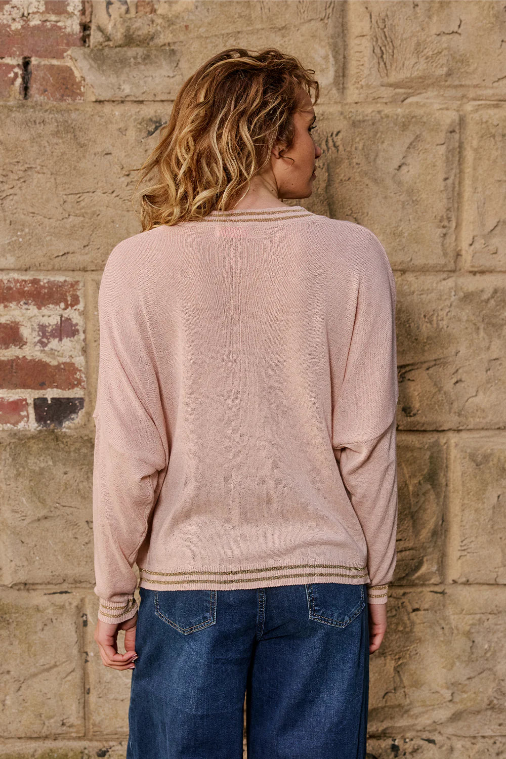 Lurex College Knit