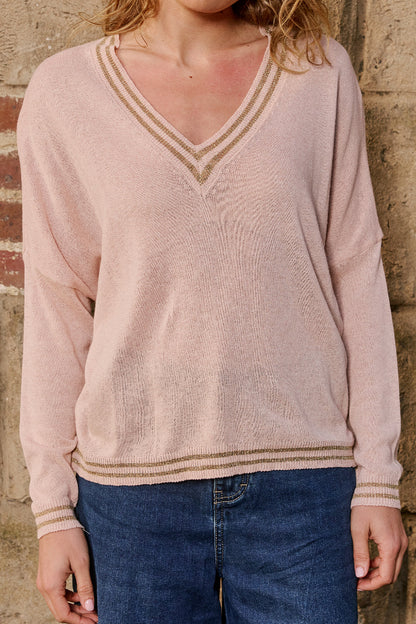 Lurex College Knit