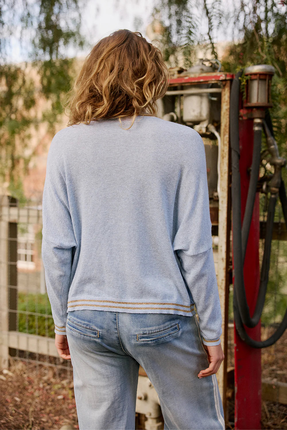 Lurex College Knit