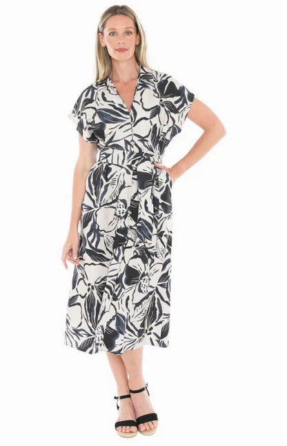 Mono Bloom Dress