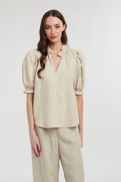 Lily Smock Sleeve Top