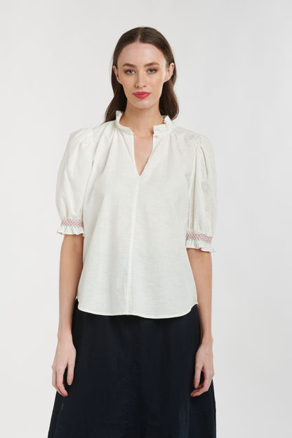 Lily Smock Sleeve Top