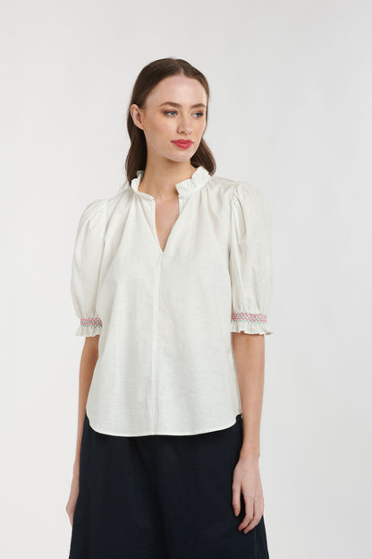 Lily Smock Sleeve Top