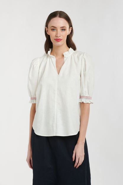 Lily Smock Sleeve Top