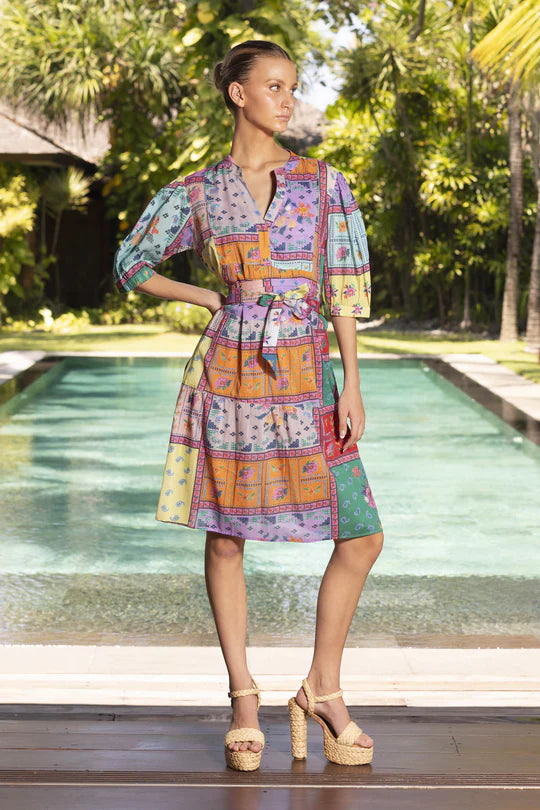 Marilyn Button Dress