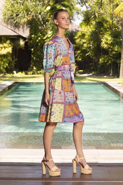 Marilyn Button Dress