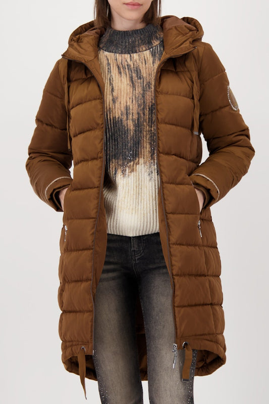 Quilted Coat with Bling
