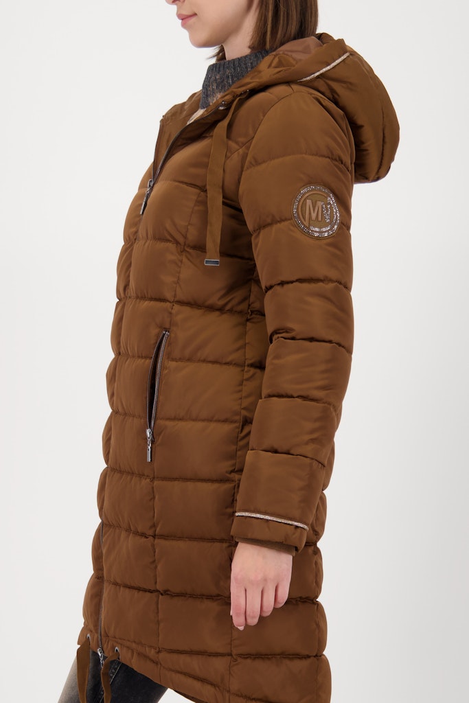 Quilted Coat with Bling