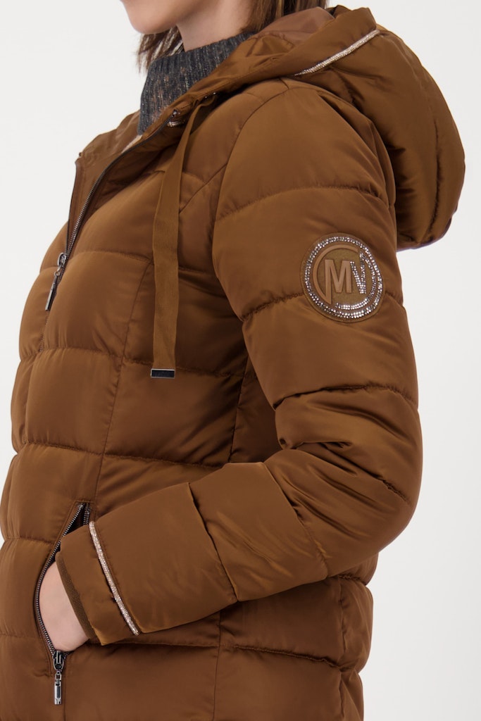 Quilted Coat with Bling