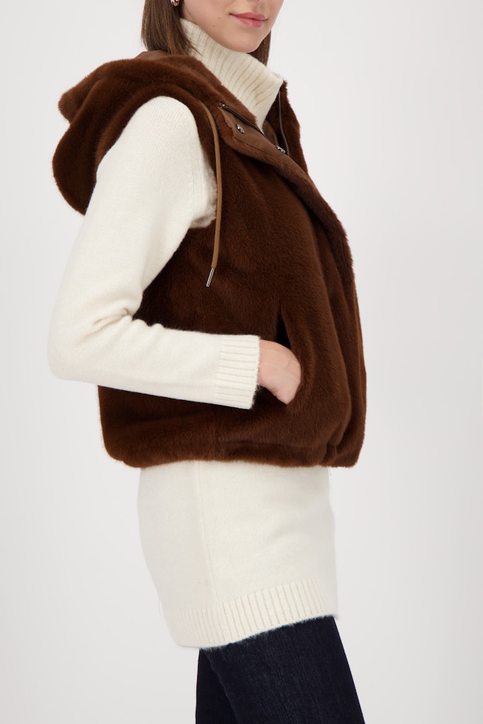Faux Fur Waistcoat