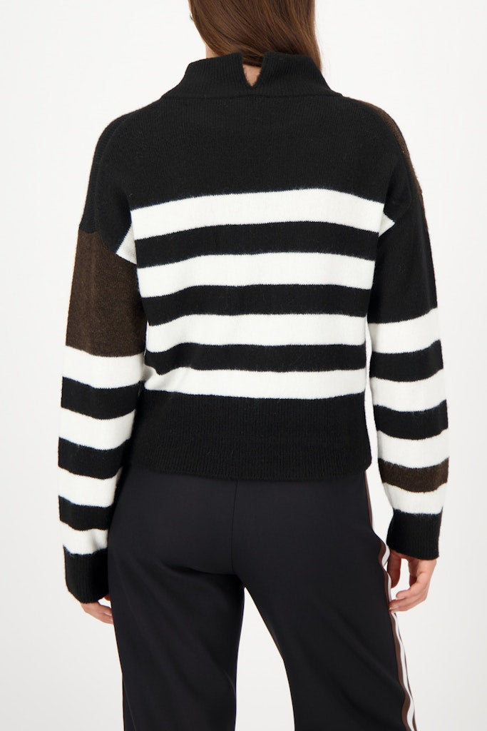 Striped Sweater & Emblem