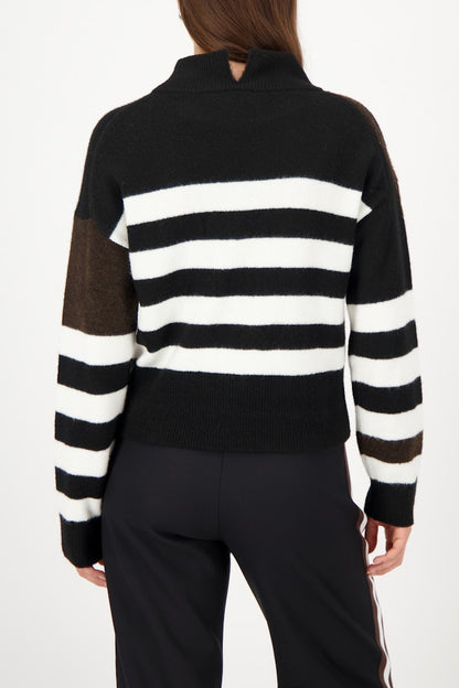 Striped Sweater & Emblem