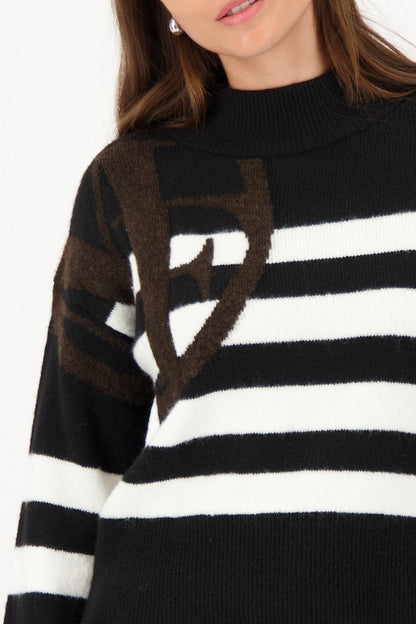 Striped Sweater & Emblem