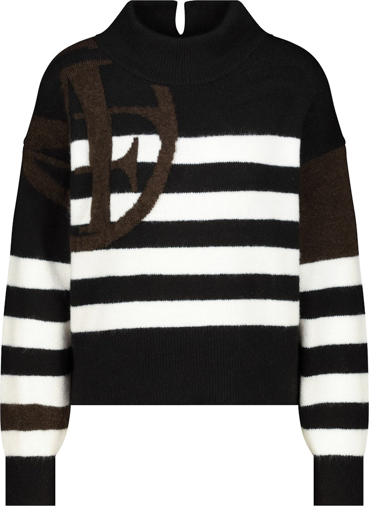 Striped Sweater & Emblem