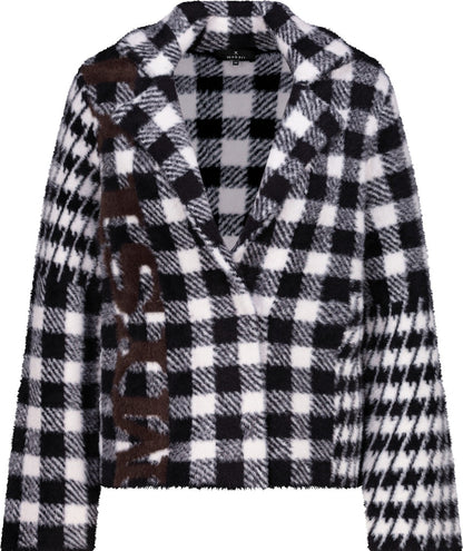 Check Cardigan Coat
