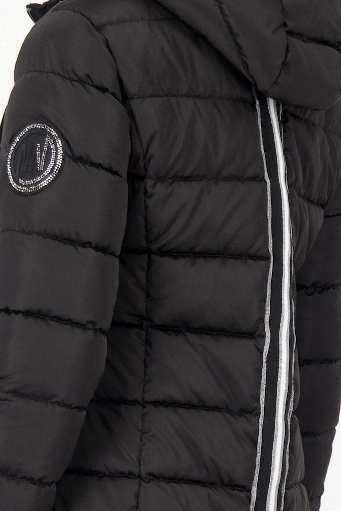 Quilted Coat with Bling