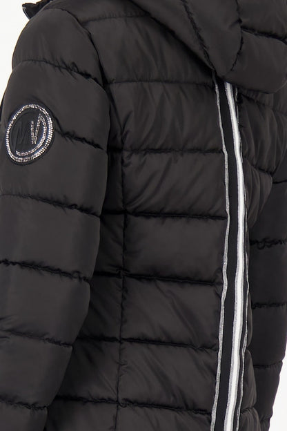 Quilted Coat with Bling