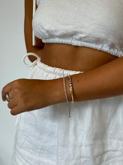 Nikki Tennis Bracelet