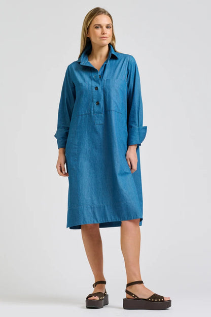 Jane Utility Popover Shirtdress