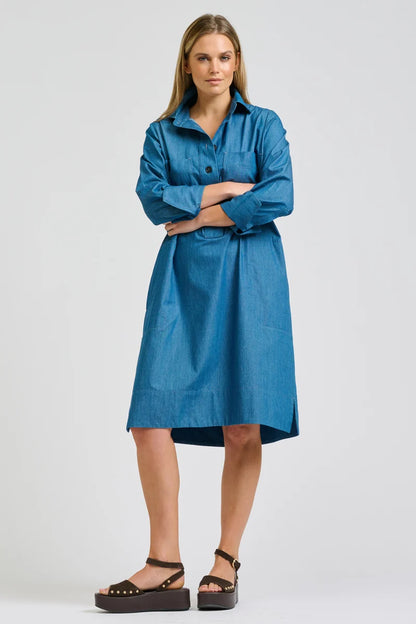 Jane Utility Popover Shirtdress