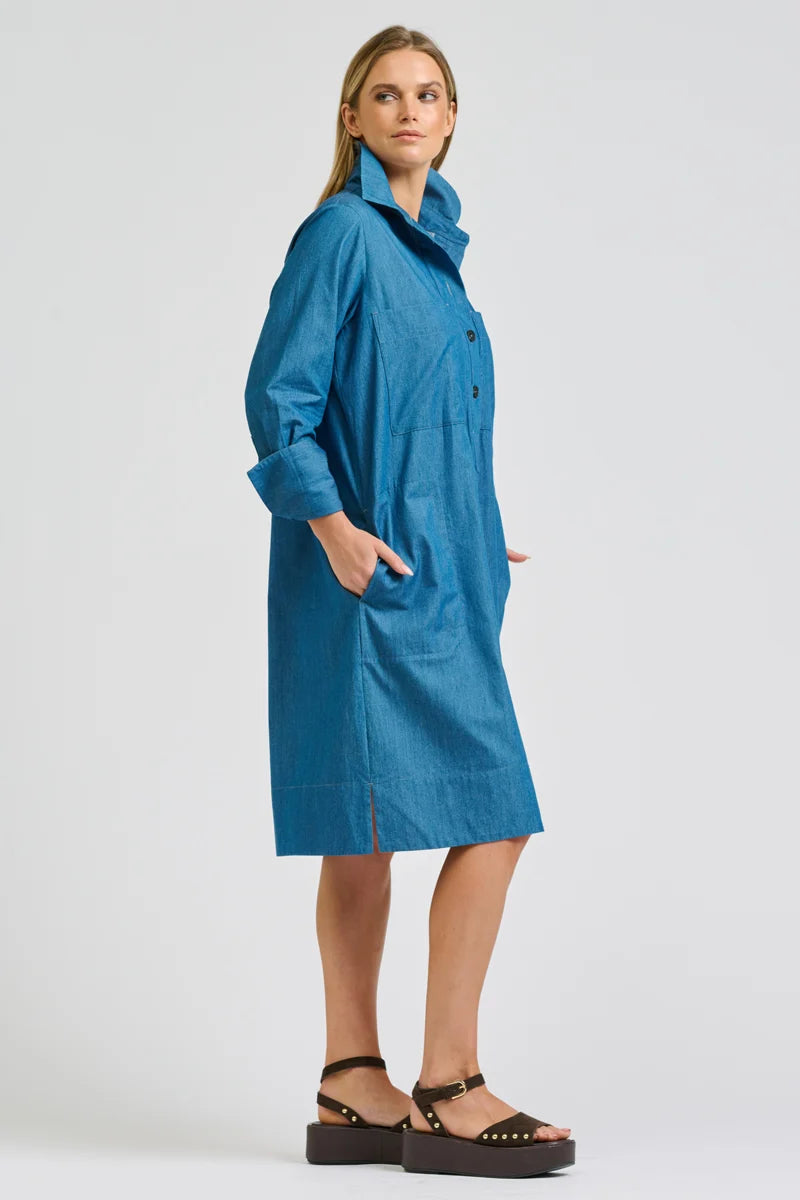Jane Utility Popover Shirtdress
