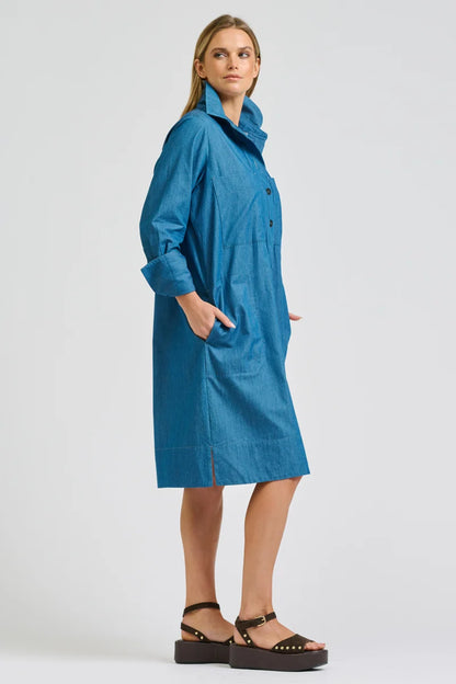 Jane Utility Popover Shirtdress