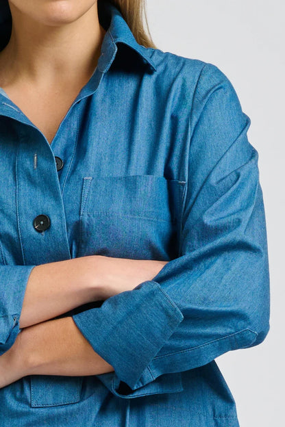 Jane Utility Popover Shirtdress