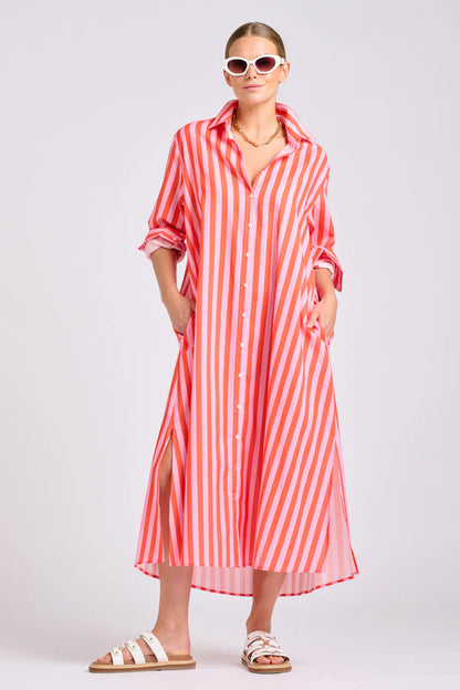 Luna Oversized Long Shirtdress