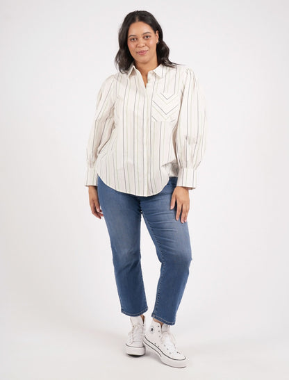 Sorrel Stripe Long Sleeve Shirt