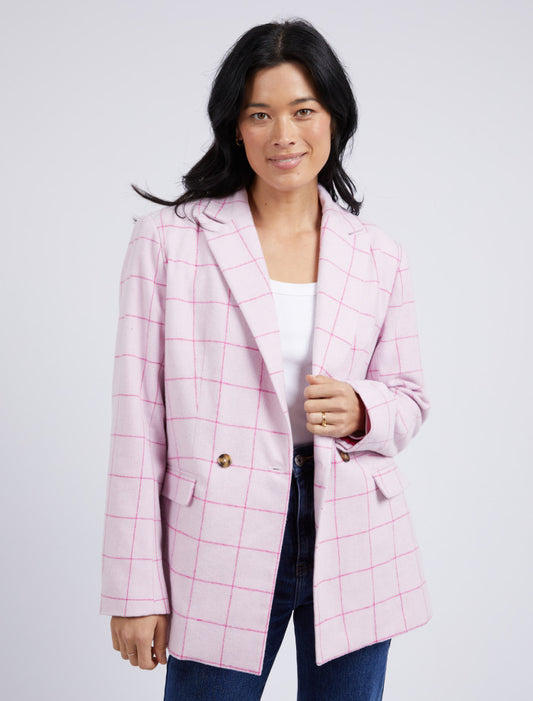 Tansy Check Blazer