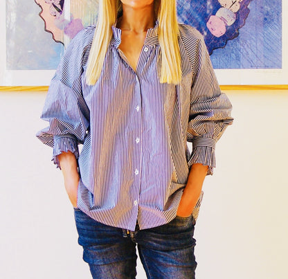 Olive Stripe Shirt
