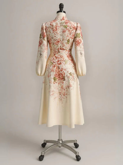 Long Sleeve Floral Dress