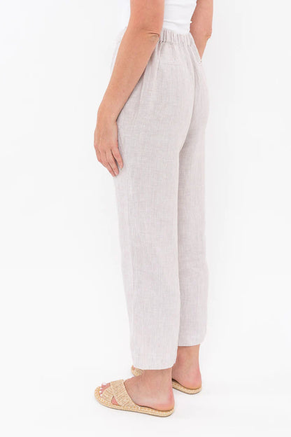 Side Button Stripe Pant