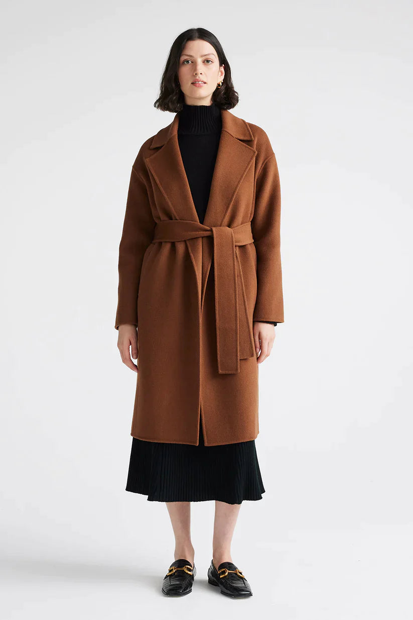 Wrap Wool Coat