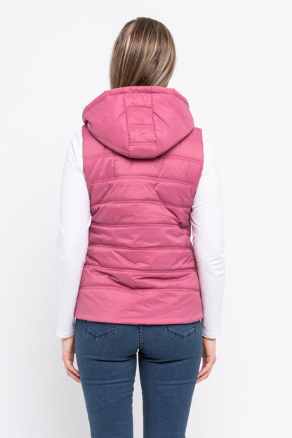 Hooded Sleeveless Puffer