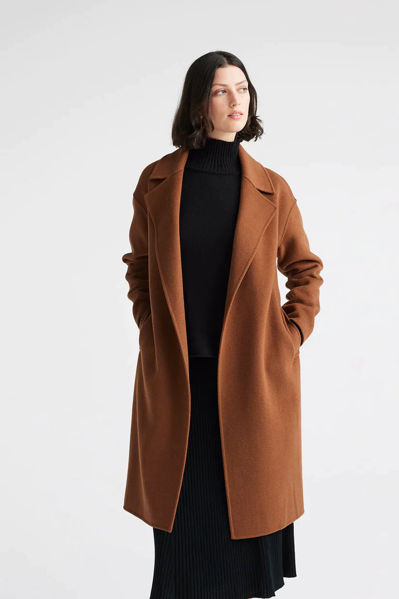 Wrap Wool Coat