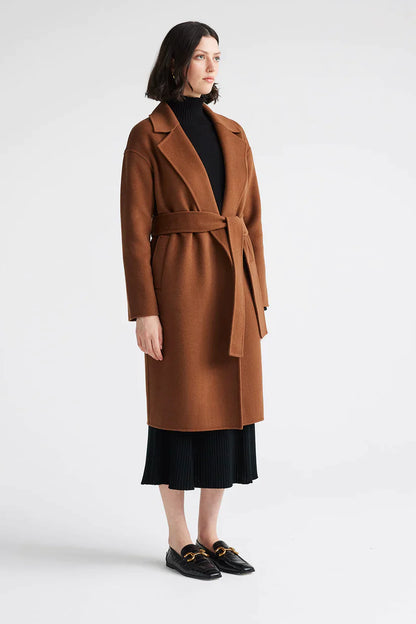 Wrap Wool Coat