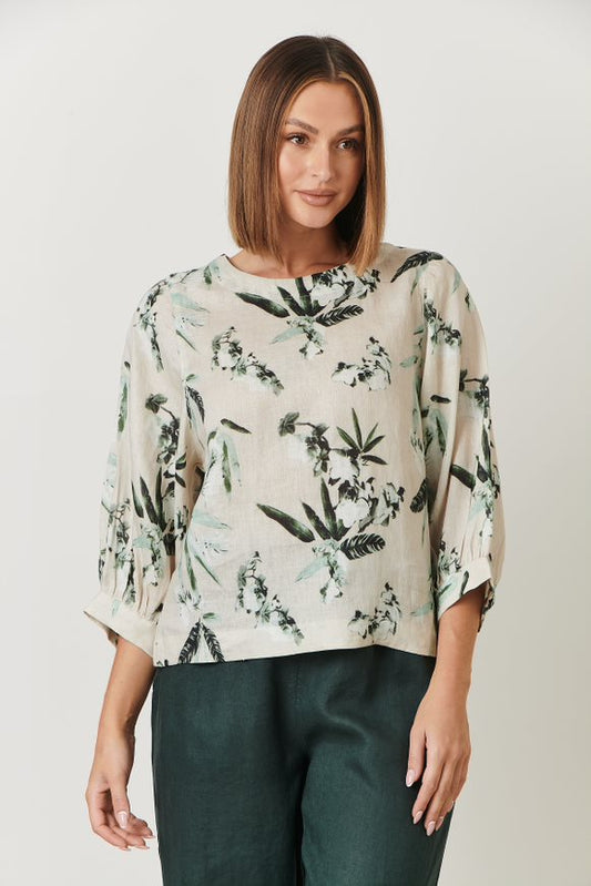 LINEN TOP