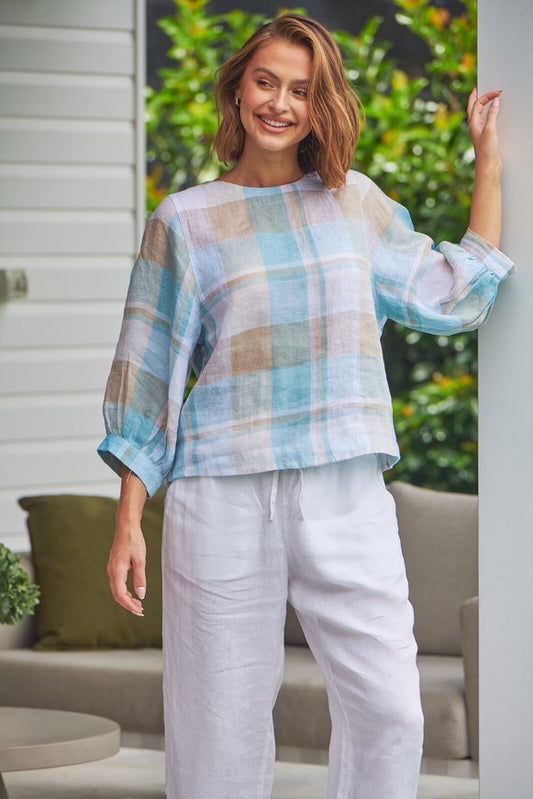 LINEN TOP