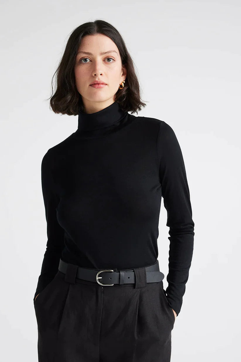 Turtle Neck Merino Tee