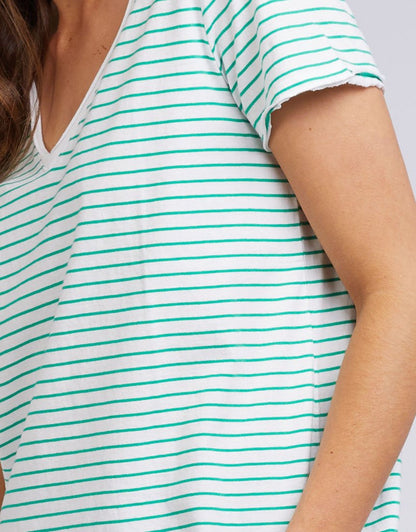 Remi Stripe V Tee