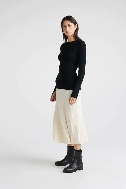 Split Cuff Rib Knit