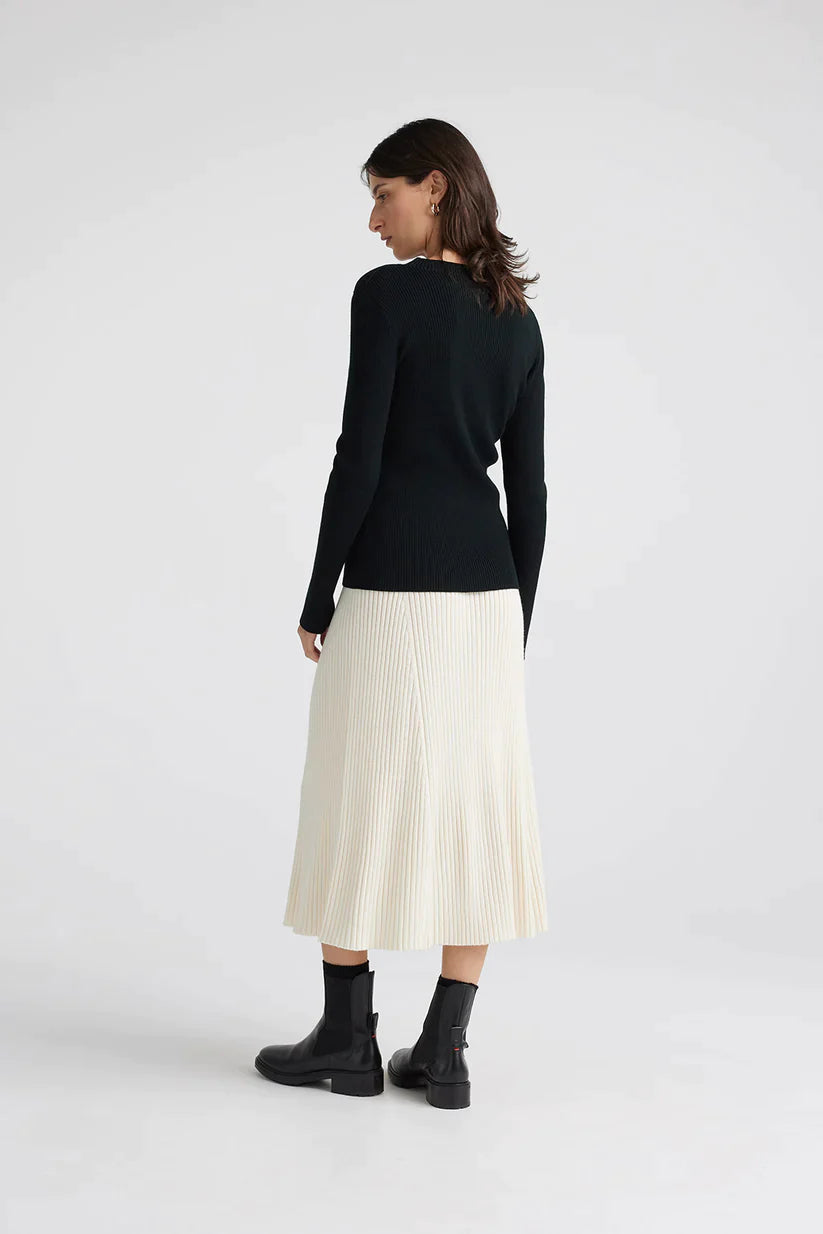 Split Cuff Rib Knit