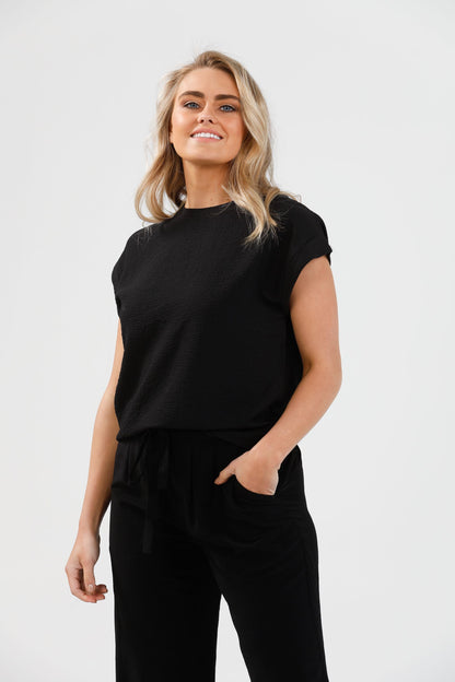 PERCY TOP- BLACK